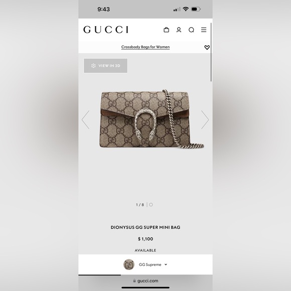 Gucci Dionysus GG Super Mini Bag - Picture 7 of 7